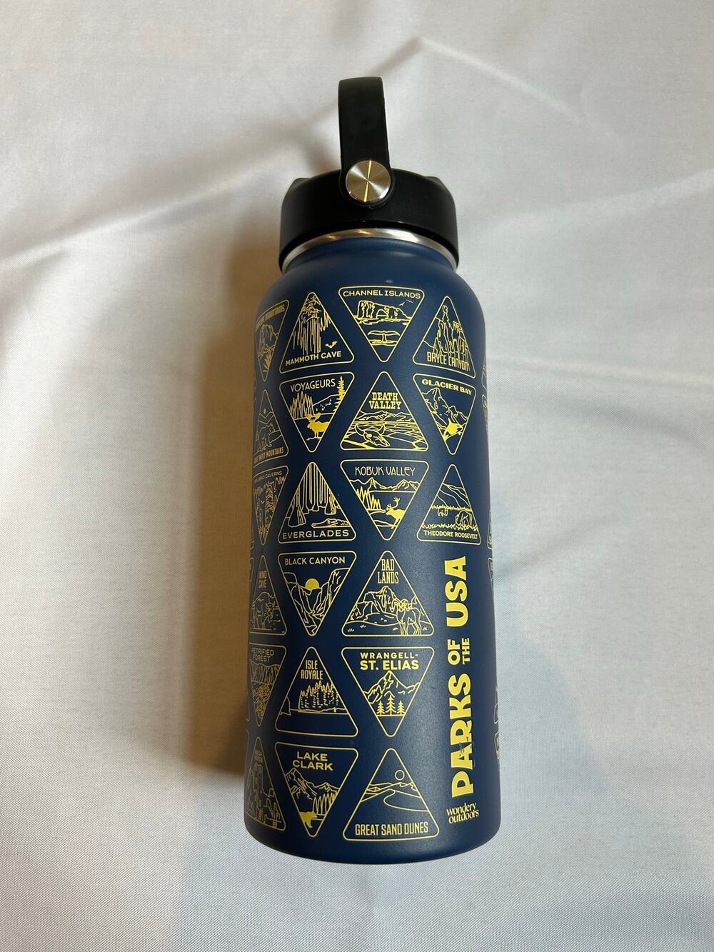 Wondery Outdoors 32oz Parks of the USA Blue (No Straw)